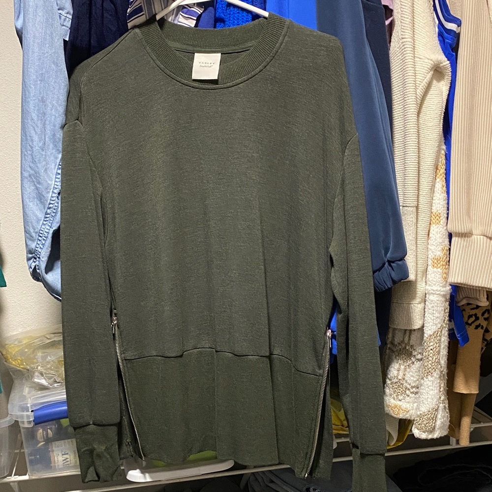Varley Olive Green Crewneck Women’s Sweater s